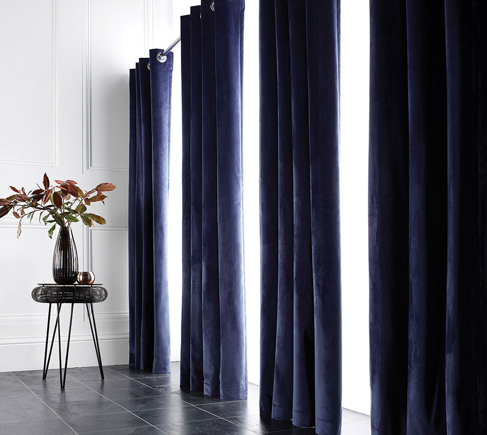 Como FR Wide Width Blackout Velvet Drapery Como FR Wide Width Blackout Velvet Drapery